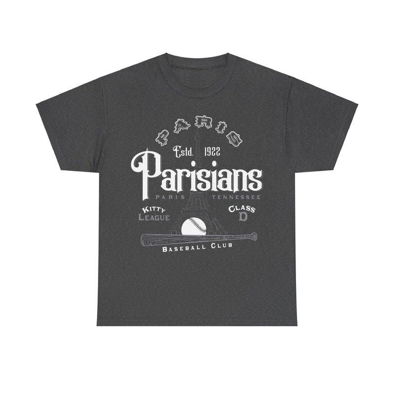 Load image into Gallery viewer, Paris Parisians Est 1922 Tennessee Baseball T-shirt