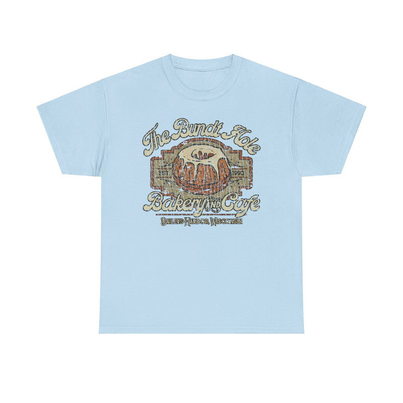 Load image into Gallery viewer, The Bundt Hole Bakery and Cafe 1993 Baileys Harbor Wisconsin Cake Shop T-shirt
