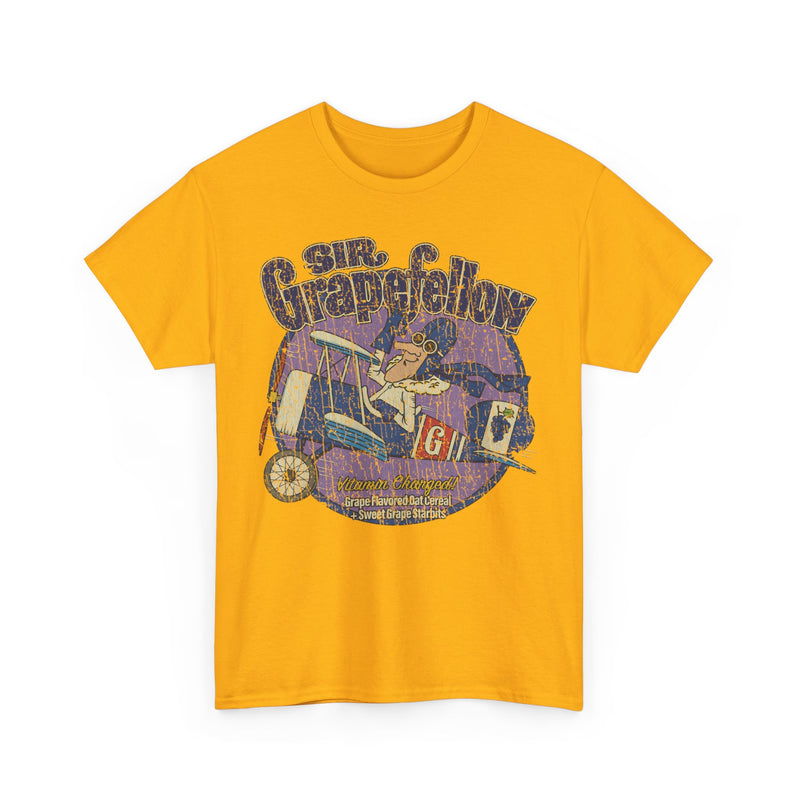 Load image into Gallery viewer, Sir Grapefellow Grape Flavored Oat Cereal Nostalgic T-shirt