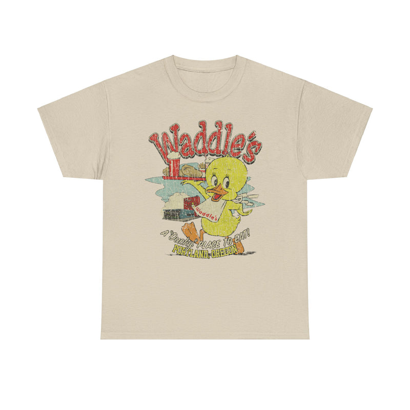 Load image into Gallery viewer, Waddle's Portland Oregon 1945 Coffee Shop Restaurant T-shirt