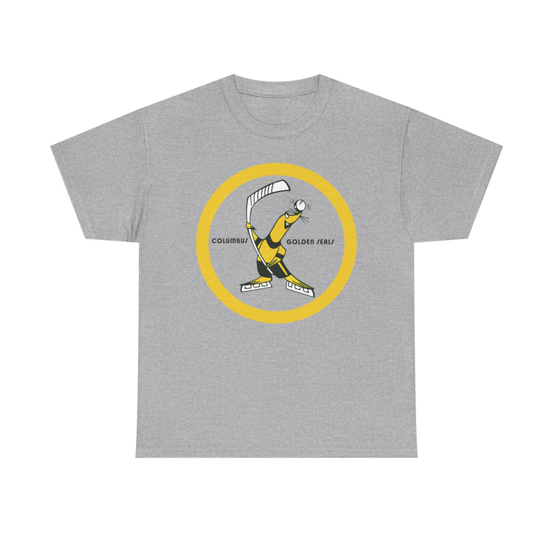 Load image into Gallery viewer, Columbus Golden Seals Hockey 1971-1973 Round Logo T-shirt