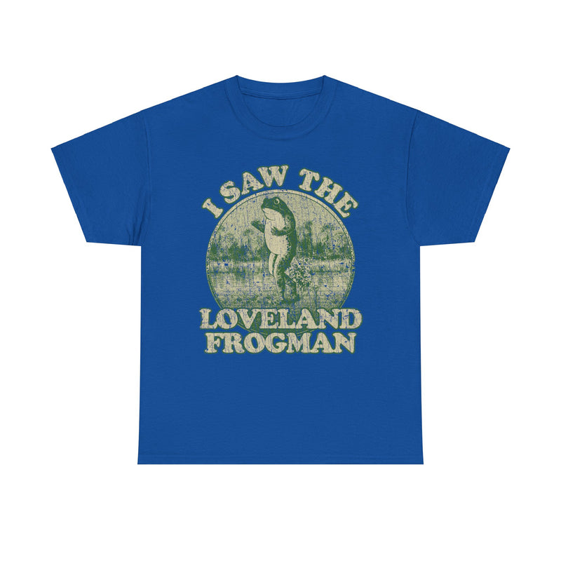 Load image into Gallery viewer, I Saw The Loveland Ohio Frogman Legend T-shirt