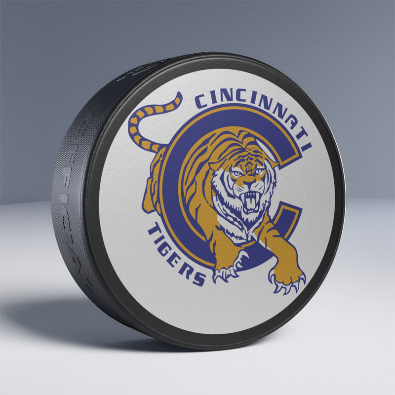 Load image into Gallery viewer, Cincinnati Tigers Ohio Central League '81-82 Hockey Puck