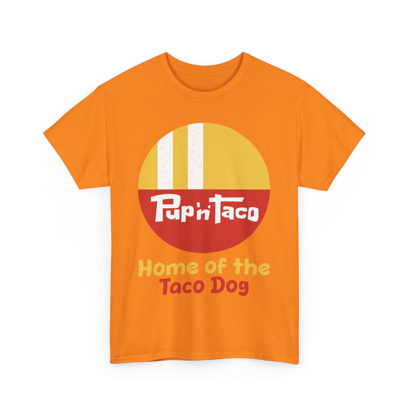 Load image into Gallery viewer, Pup 'n' Taco Home of Taco Dog Vintage Logo Restaurant T-Shirt