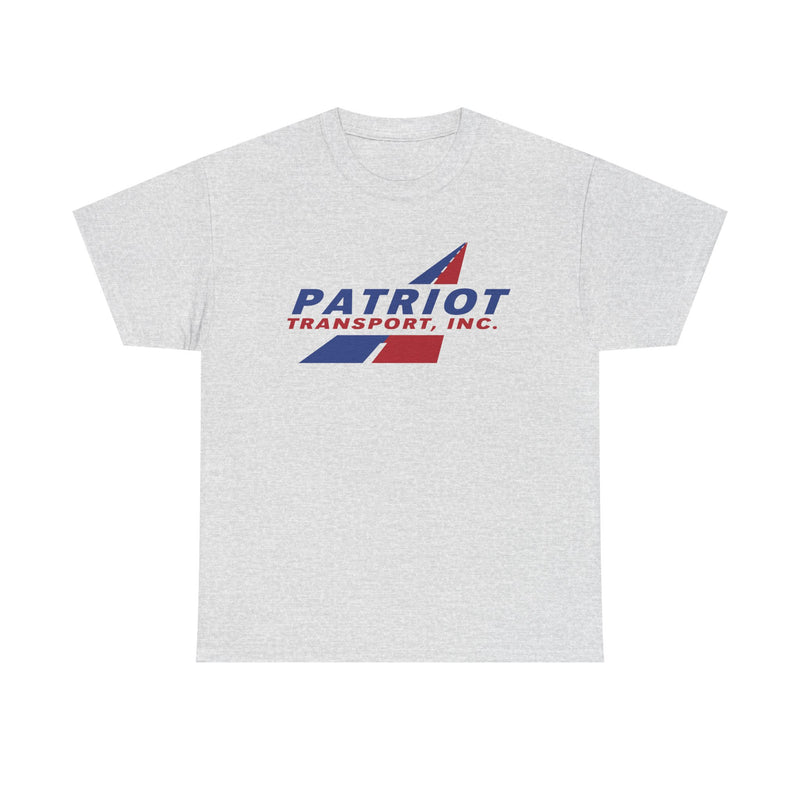 Load image into Gallery viewer, Patriot Transport Inc T-Shirt Defunct Trucking Company Bankrupt Logo Tee