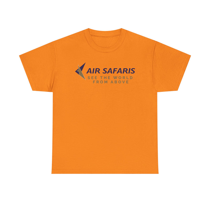 Load image into Gallery viewer, Air Safaris See the World From Above Vintage Airline Logo Aviation T-shirt