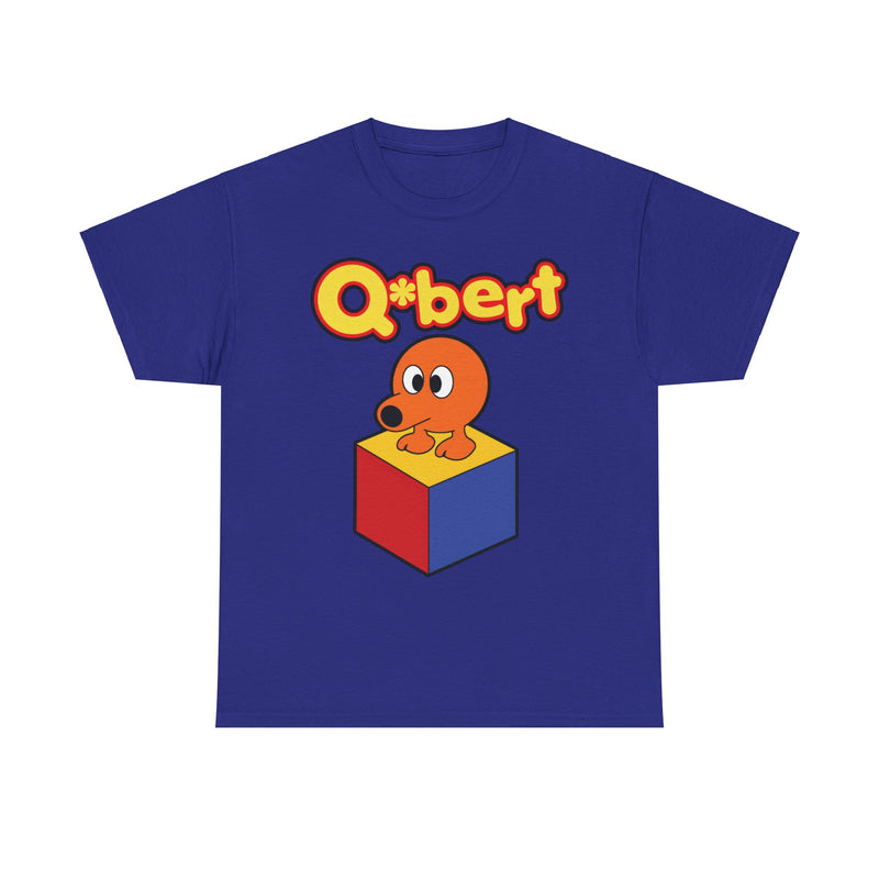 Load image into Gallery viewer, Qbert Logo Video Game Nostalgic T-shirt