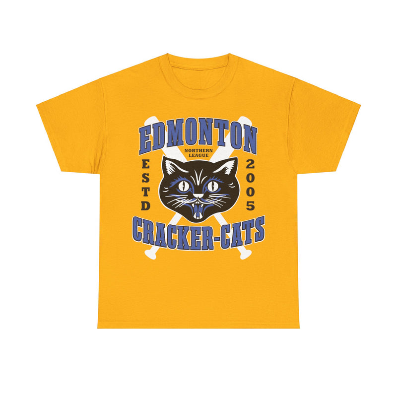 Load image into Gallery viewer, Edmonton Cracker-Cats Est 2005 Canada Baseball T-shirt