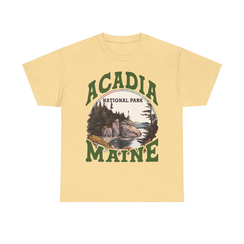 Load image into Gallery viewer, Acadia National Park Maine Poster Print T-shirt