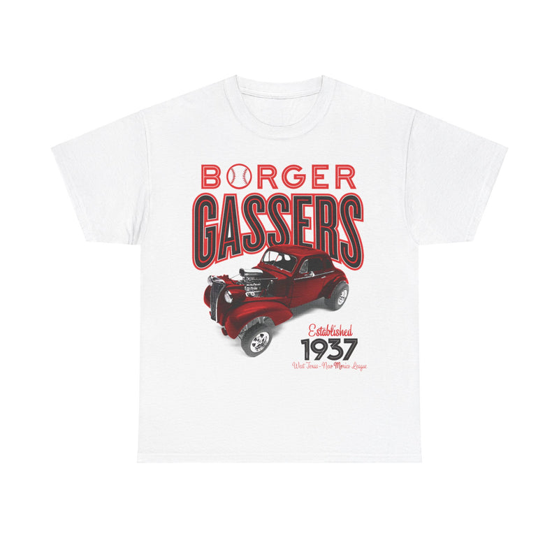 Load image into Gallery viewer, Borger Gassers Est 1937 Texas Baseball T-shirt