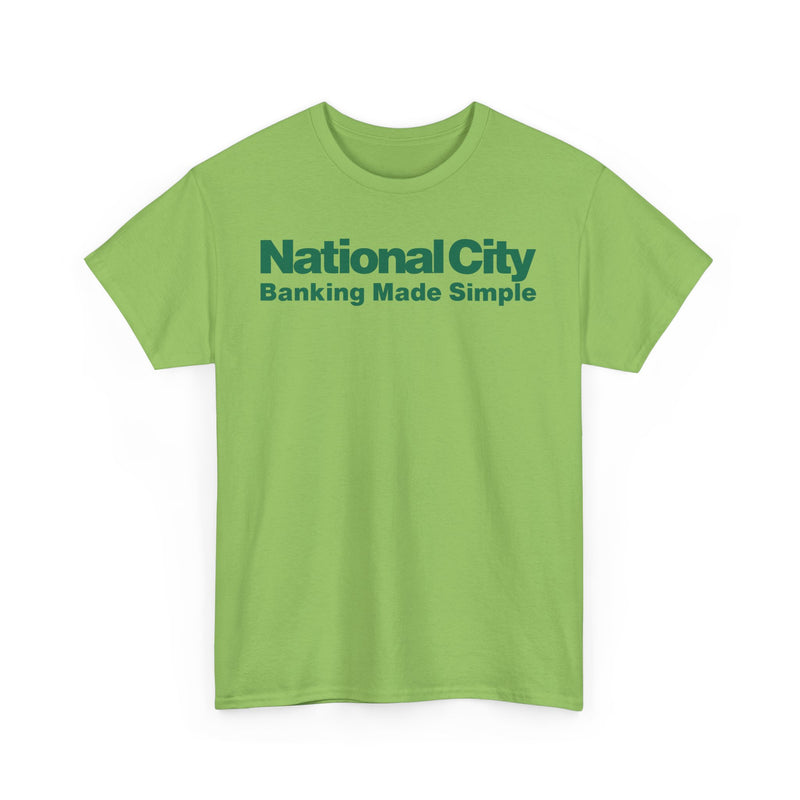 Load image into Gallery viewer, National City Banking Made Simple Financial Logo Bank Ohio T-Shirt