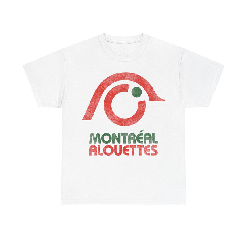 Load image into Gallery viewer, Montreal Alouettes Red Green Logo Nostalgic Football T-shirt
