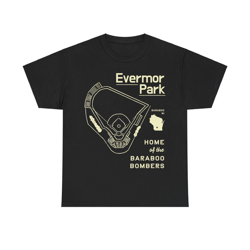 Load image into Gallery viewer, Evermor Park Baraboo Bombers Nostalgic Retro T-shirt