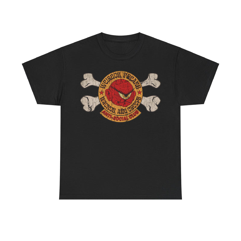 Load image into Gallery viewer, Weirdos Freaks Wackos and Creeps Anti-Social Club 1967 Red Logo T-shirt