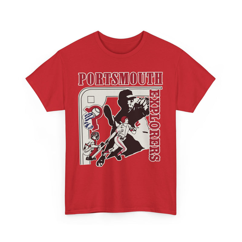 Load image into Gallery viewer, Portsmouth Explorers Ohio 1993-1995 Baseball T-shirt