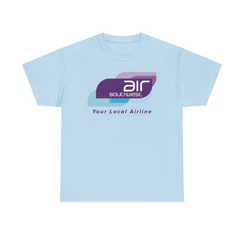 Load image into Gallery viewer, Air Southwest Your Local Airline Vintage British Regional Carrier Logo T-shirt