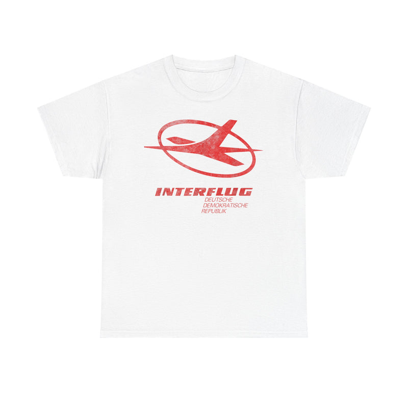 Load image into Gallery viewer, German Interflug Airlines Retro Nostalgic T-shirt