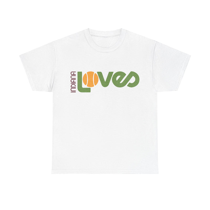 Load image into Gallery viewer, Indiana Loves Team Tennis Retro Nostalgic T-shirt