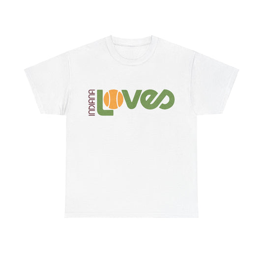 Indiana Loves Team Tennis Retro Nostalgic T-shirt