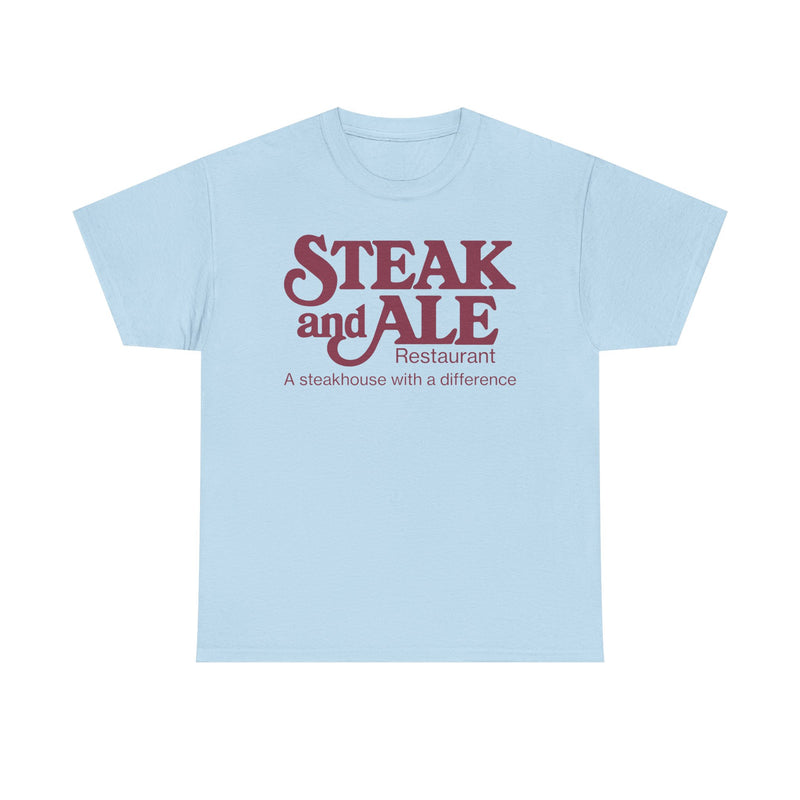 Load image into Gallery viewer, Steak and Ale Restaurant Vintage Steakhouse Logo Classic Dining T-Shirt