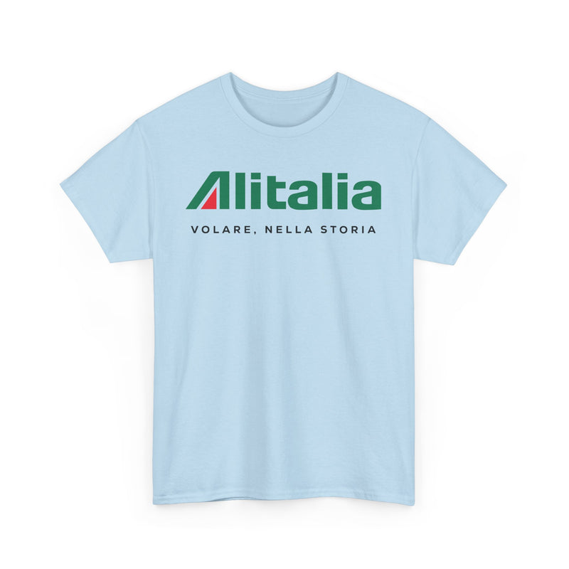 Load image into Gallery viewer, Alitalia Volare Nella Storia Vintage Italian Airline Logo Aviation T-shirt