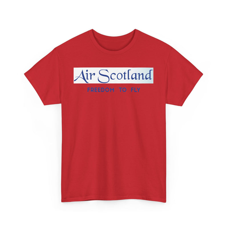 Load image into Gallery viewer, Air Scotland Freedom To Fly Vintage Scottish Airline Logo Aviation T-shirt