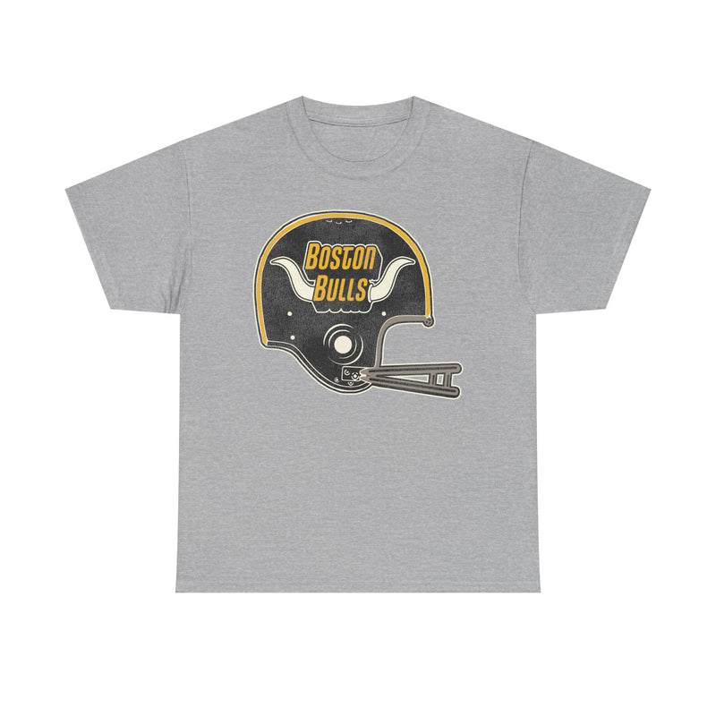 Load image into Gallery viewer, Boston Bulls Retro Nostalgic Football Helmet Logo T-shirt