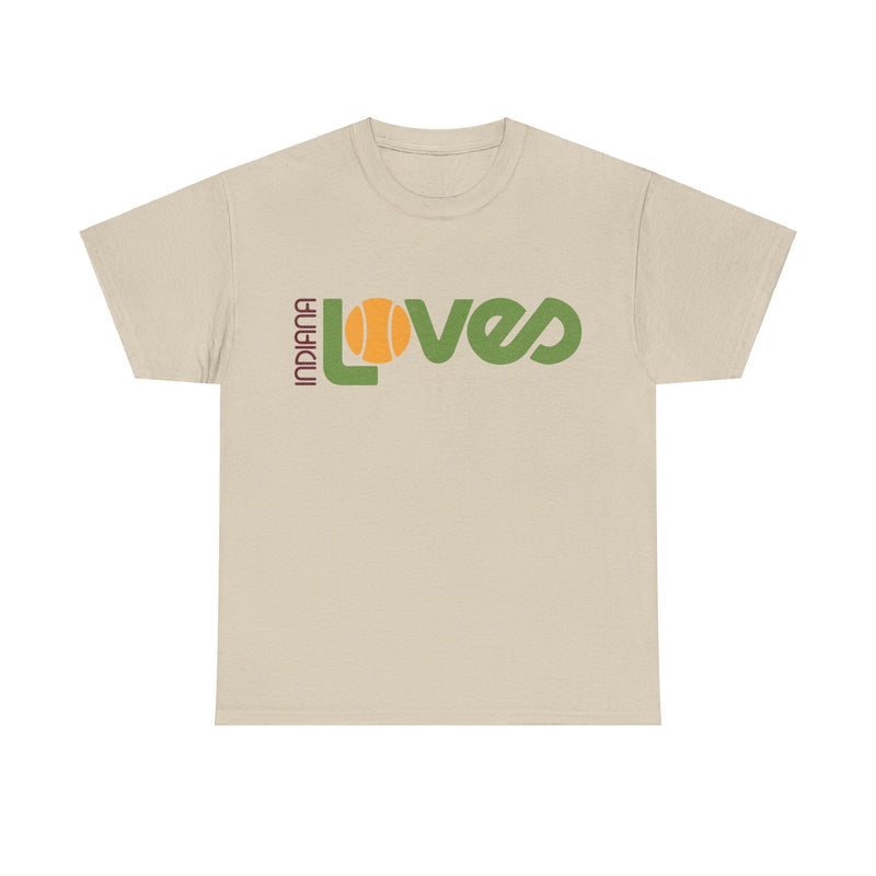 Load image into Gallery viewer, Indiana Loves Team Tennis Retro Nostalgic T-shirt