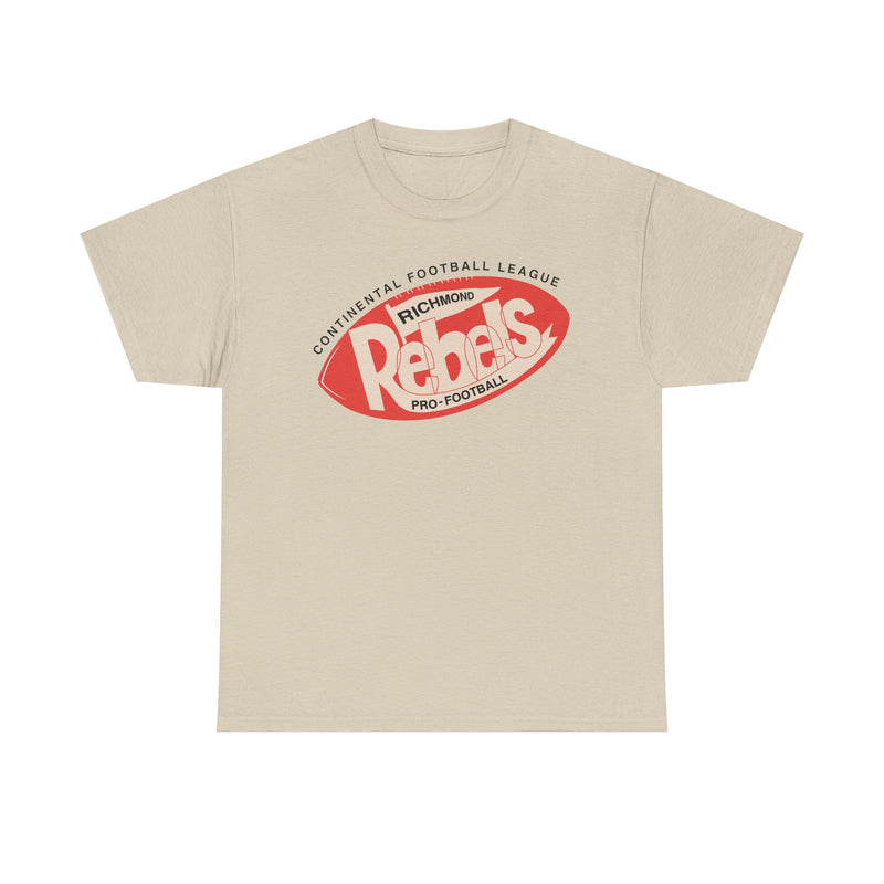 Load image into Gallery viewer, Richmond Rebels Virginia 1964-1966 Football T-shirt