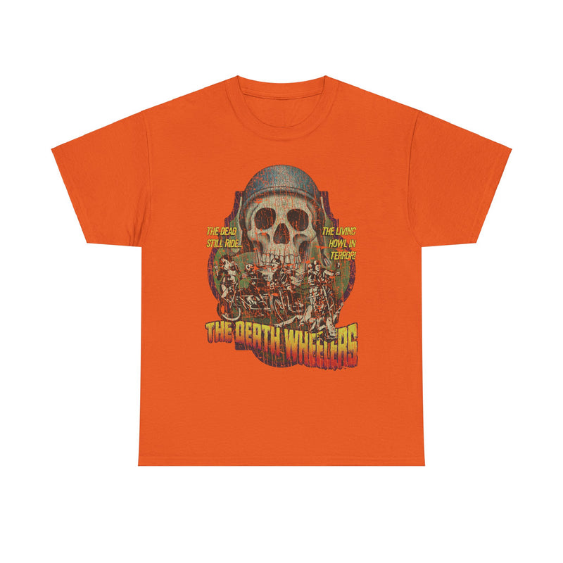 Load image into Gallery viewer, The Death Wheelers 1973 Horror Action Bike Gang Movie T-shirt