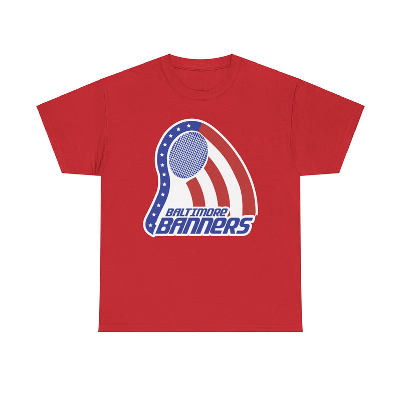 Load image into Gallery viewer, Baltimore Banners Maryland World Team Tennis 1974 Logo T-shirt