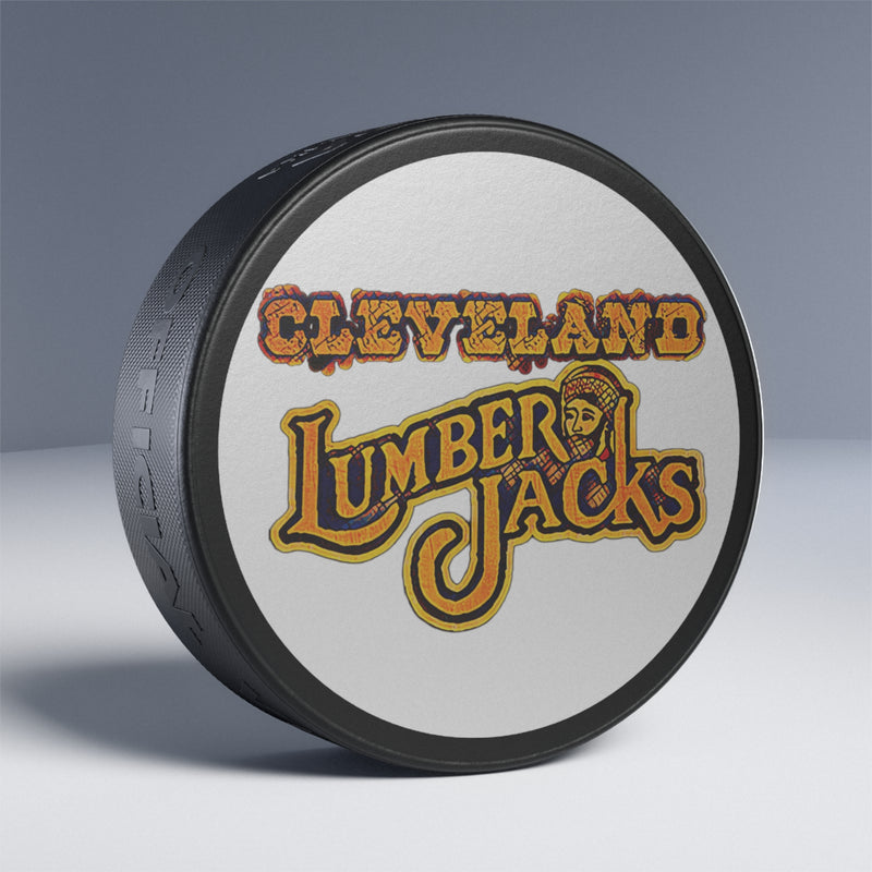 Load image into Gallery viewer, Cleveland Lumberjacks Ohio Hockey Puck