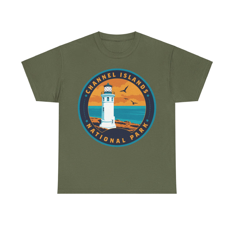 Load image into Gallery viewer, Channel Islands National Park California Round Logo T-shirt