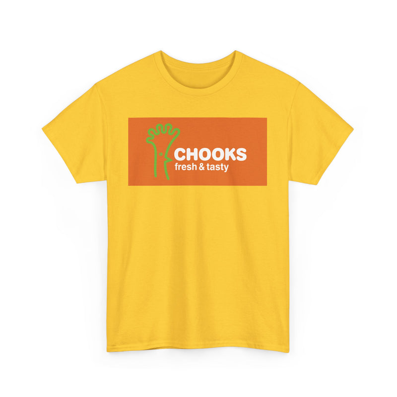 Load image into Gallery viewer, Chooks Fresh & Tasty Vintage Food Chain Restaurant Logo T-Shirt
