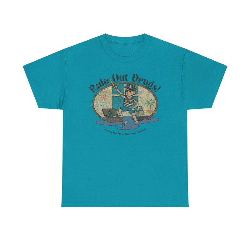 Load image into Gallery viewer, Rule Out Drugs 1986 Political Drug-free T-shirt