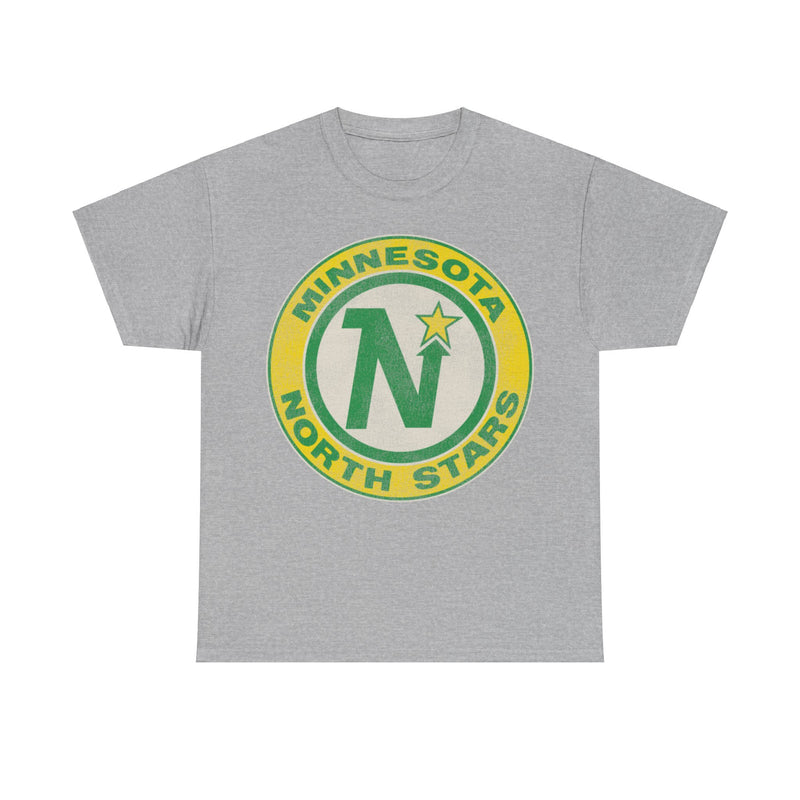 Load image into Gallery viewer, Minnesota North Stars Hockey Team Green Yellow Nostalgic Logo T-shirt