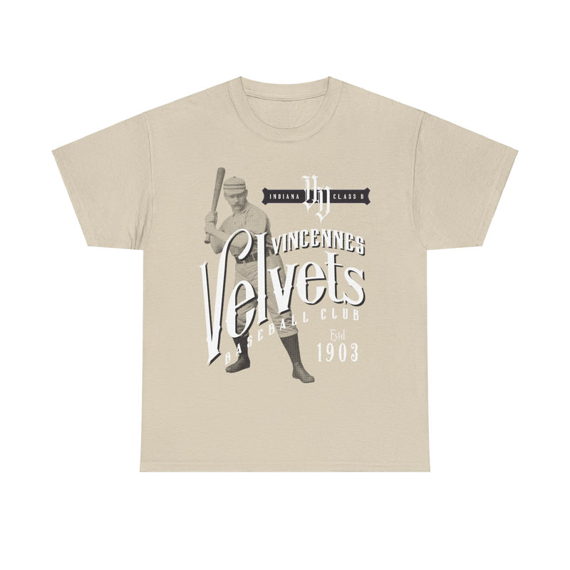Load image into Gallery viewer, Vincennes Velvets Est 1903 Indiana Baseball T-shirt