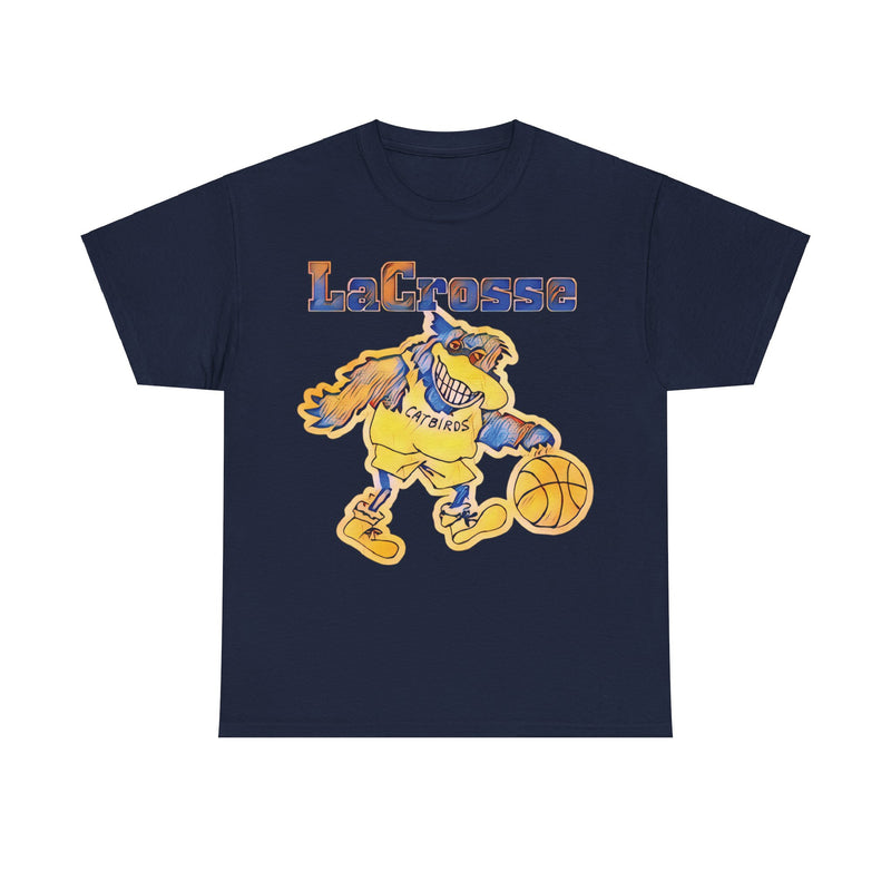 Load image into Gallery viewer, LaCrosse Catbirds Basketball Nostalgic Retro Logo T-shirt