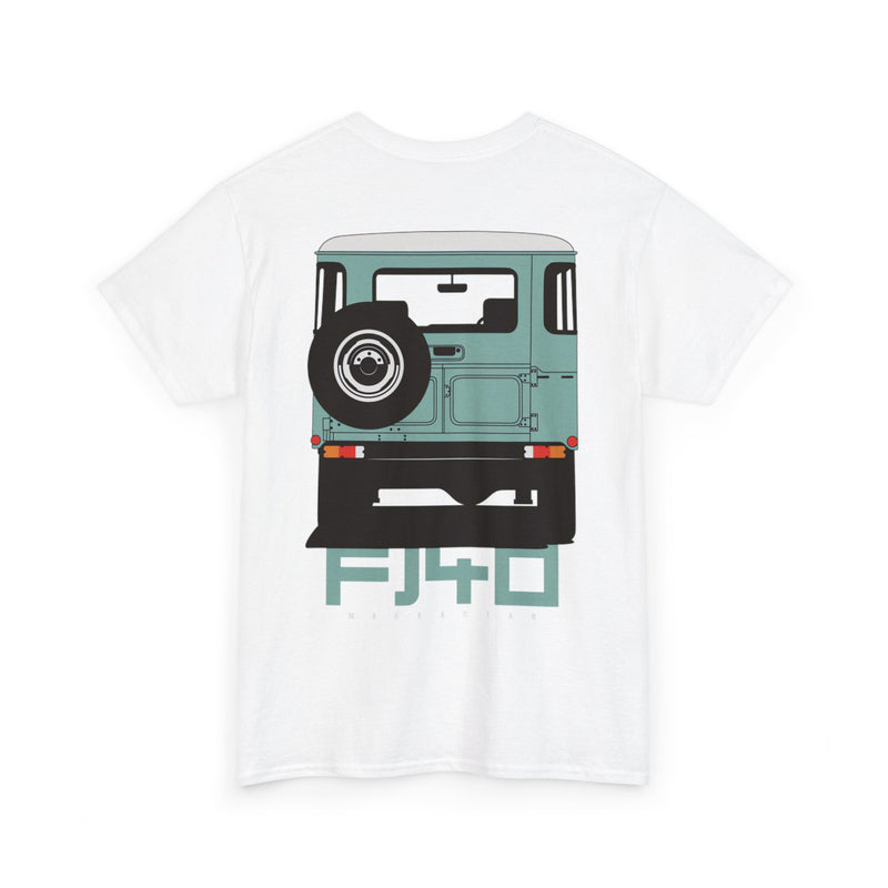 Load image into Gallery viewer, Toyota Land Cruiser FJ40 Green Car Double-sided T-shirt