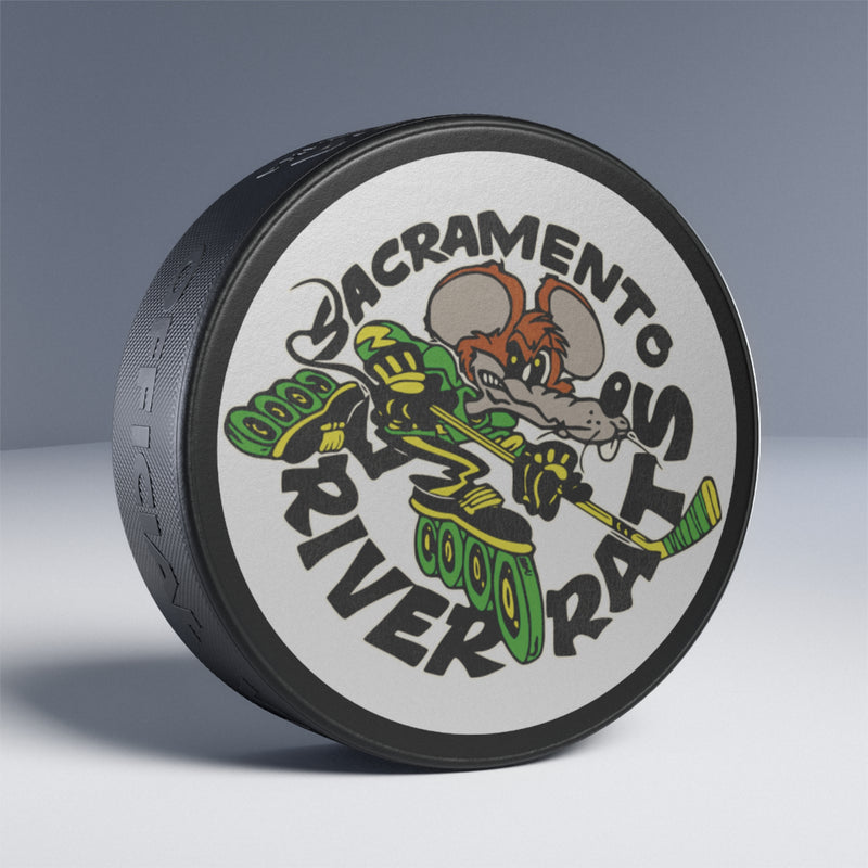 Load image into Gallery viewer, Sacramento River Rats Roller Nostalgic Pullover Hoody Hockey Puck