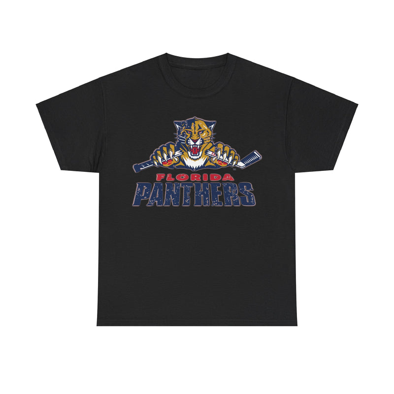 Load image into Gallery viewer, Florida Panthers Blue Logo Ice Hockey T-shirt