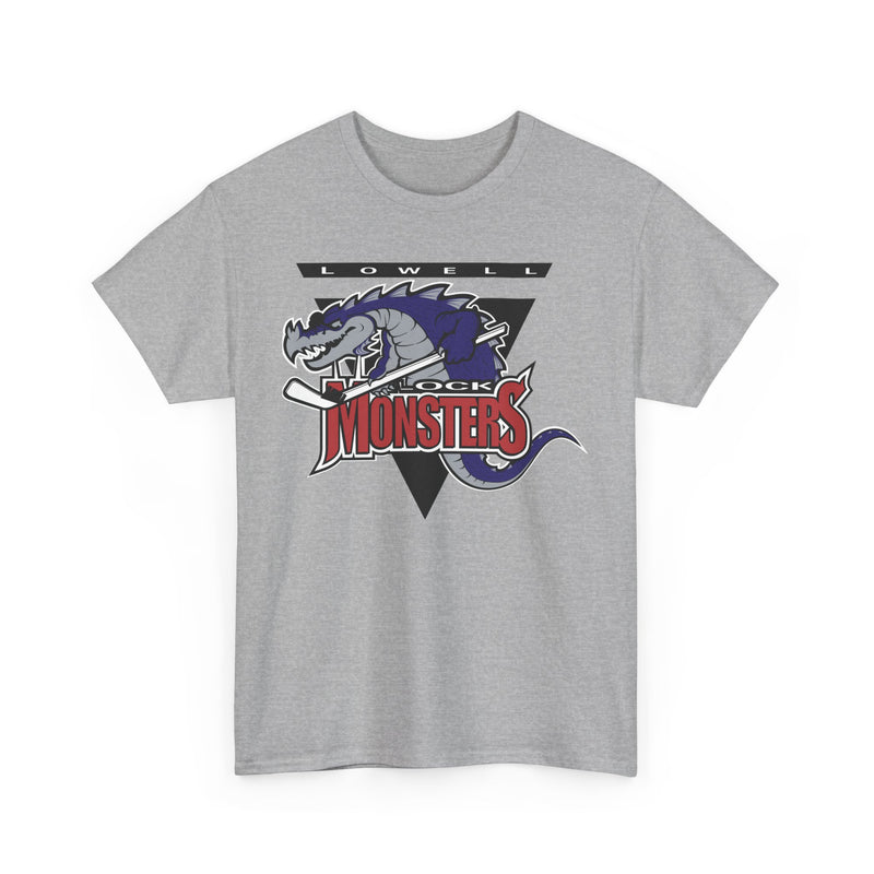 Load image into Gallery viewer, Lowell Lock Monsters American Hockey League 1998-2006 Massachusetts T-shirt