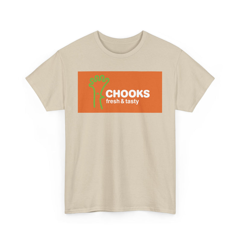 Load image into Gallery viewer, Chooks Fresh & Tasty Vintage Food Chain Restaurant Logo T-Shirt