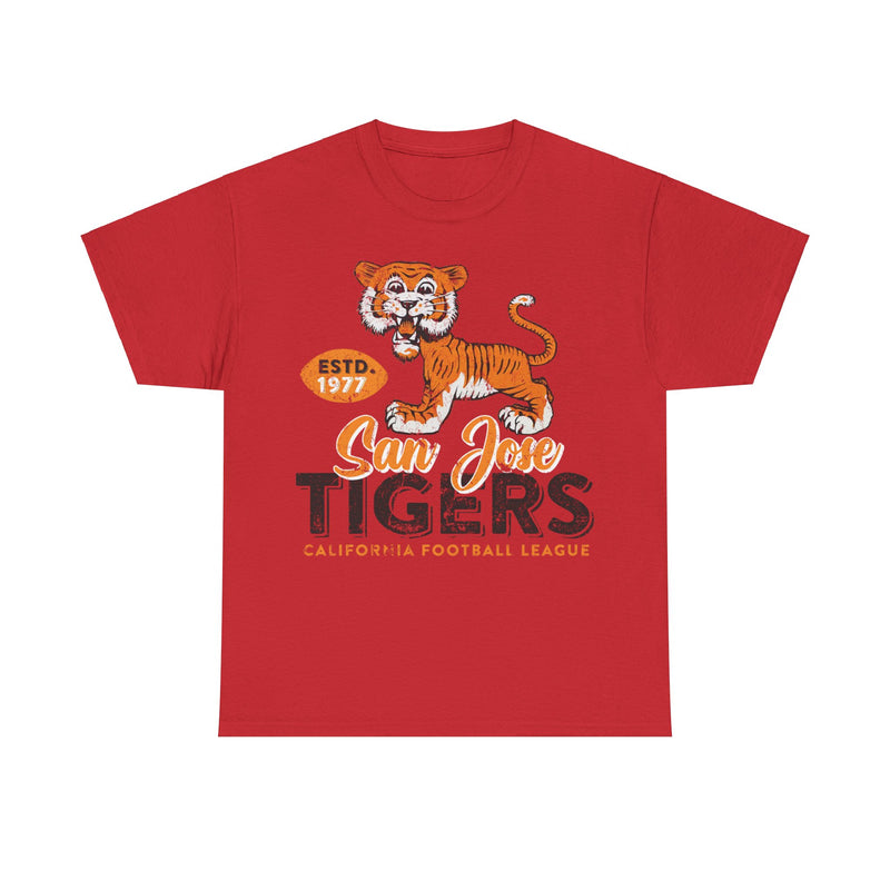 Load image into Gallery viewer, San Jose Tigers Est 1977 California Football Team T-shirt