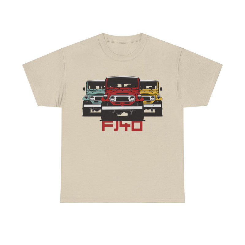 Load image into Gallery viewer, Toyota Land Cruiser FJ40 Trio Car T-shirt