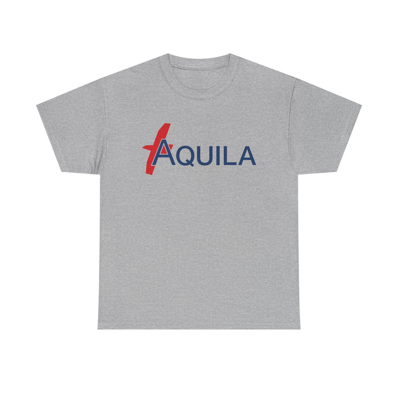 Load image into Gallery viewer, Aquila Italian Airline Red Blue Modern Logo Aviation History T-shirt