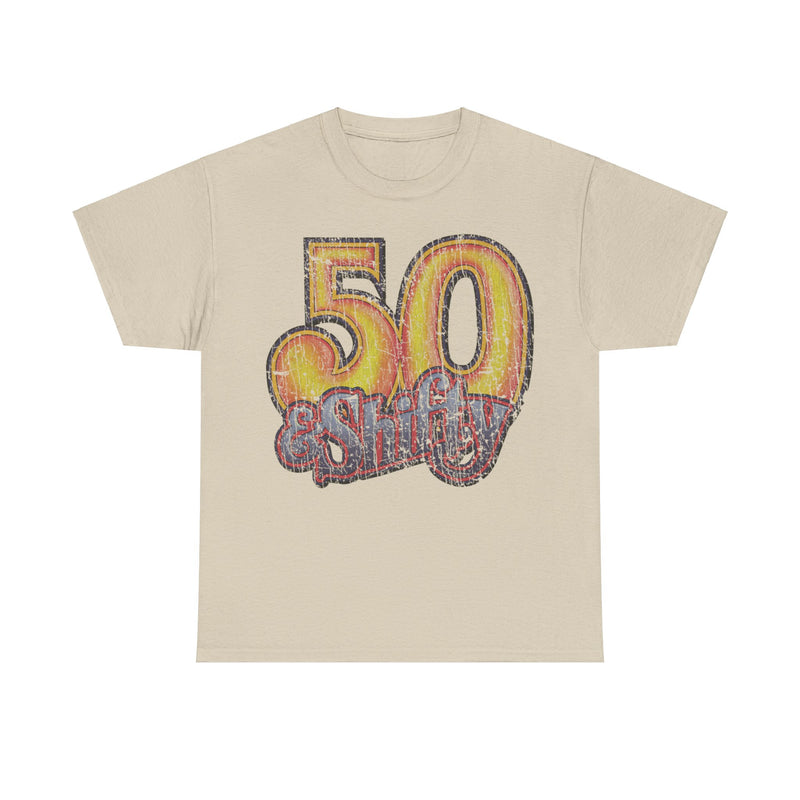 Load image into Gallery viewer, 50 and Shifty 1976 Nostalgic Retro T-shirt