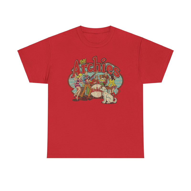 Load image into Gallery viewer, The Archies 1967 Archie Comics Rock Band Illustrated Comic Book T-shirt
