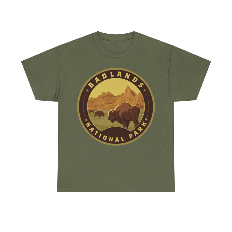 Load image into Gallery viewer, Badlands National Park South Dakota Round Logo T-shirt