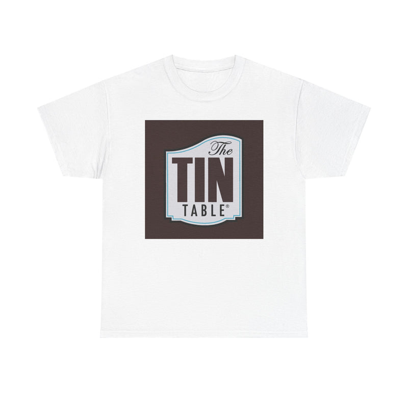 Load image into Gallery viewer, The Tin Table T-Shirt - Restaurant Industry Defunct Logo Tee